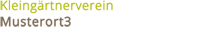 Kleingärtnerverein Musterort3 logo
